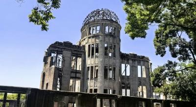 Hiroshima Peace Memorial Park Atomic Bomb Dome Miyajima floating torii Itsukushima Shrine Japan