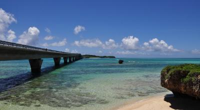 Miyako-jima Yonaha Maehama Beach Japan best beach manta ray Irabu Island bridge Okinawa