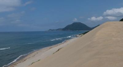 Tottori sand dunes Japan Sea Tottori Sakyu dune system Sand Museum Uradome Coast kayaking