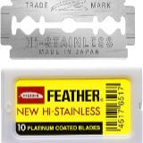 Feather Hi-Stainless Double Edge Razor Blades — Made in Japan Seki City
